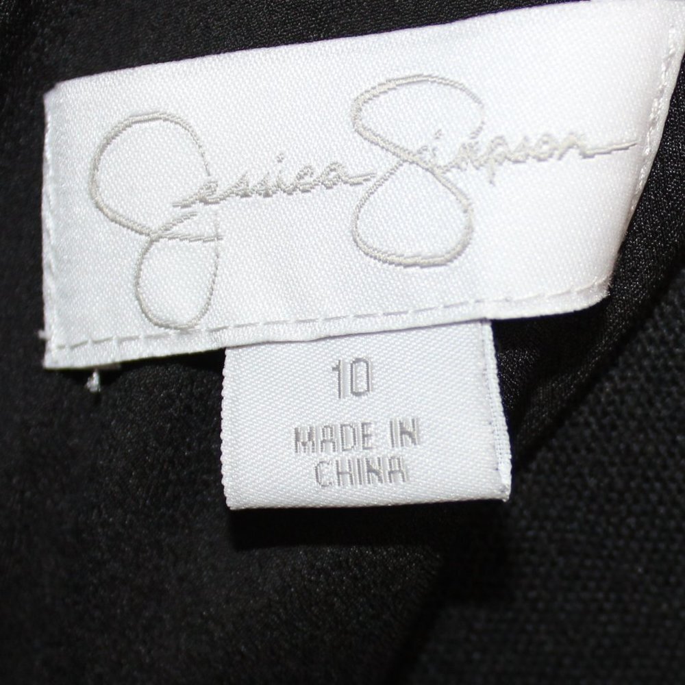 Jessica Simpson Black and Beige Lace Dress - Picture 6 of 6